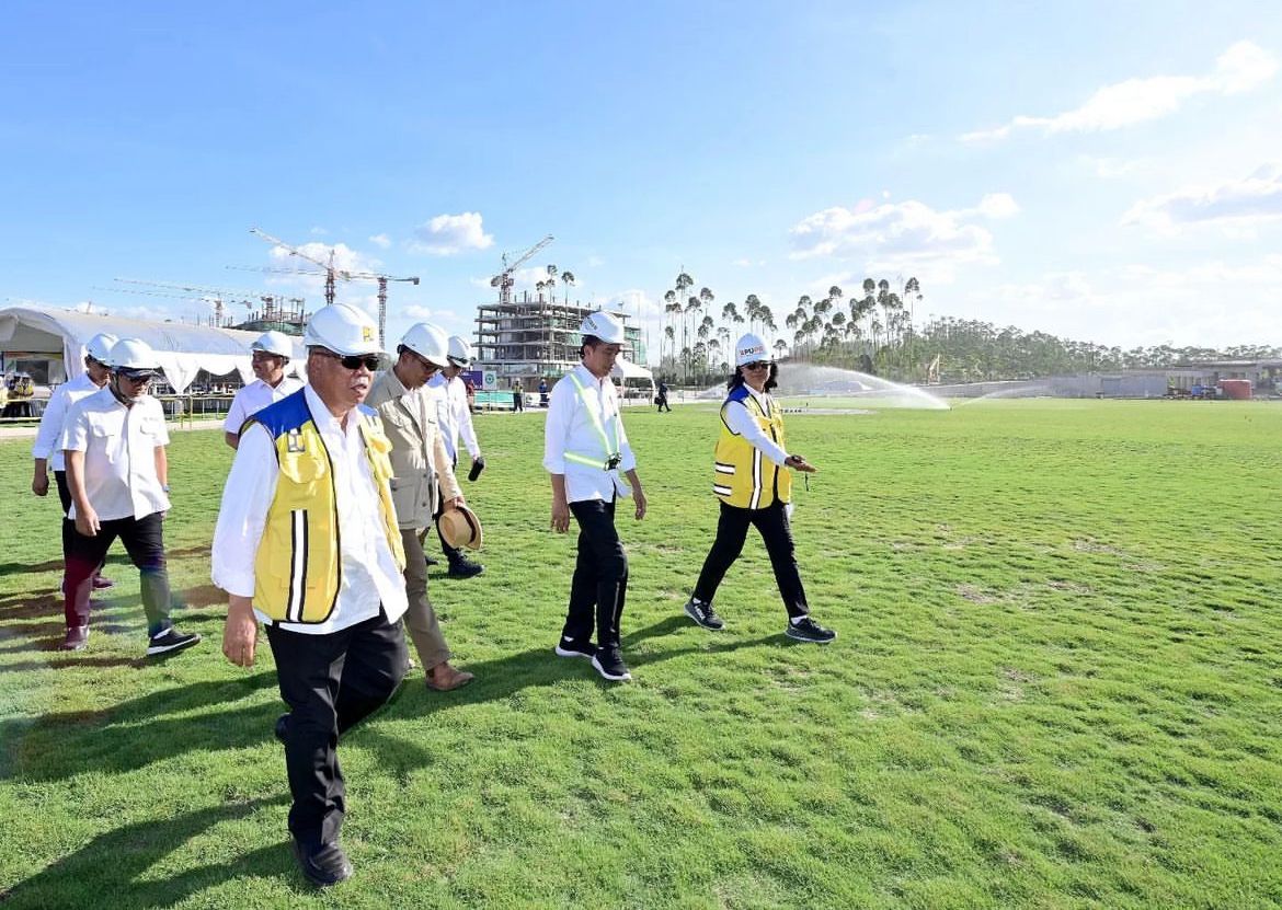 DIJADWALKAN HARI INI: Presiden Jokowi diagendakan bertandang ke IKN hari ini, disebut sebagai langkah kepindahannya berkantor di IKN. (Foto Instagram)