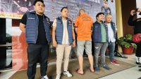 DITETAPKAN TERSANGKA: Kasus penipuan tiket fiktif konser Sheila on 7 di Samarinda yang dilakukan Ridwan (baju oranye), mengantarkannya ke jeruji besi.