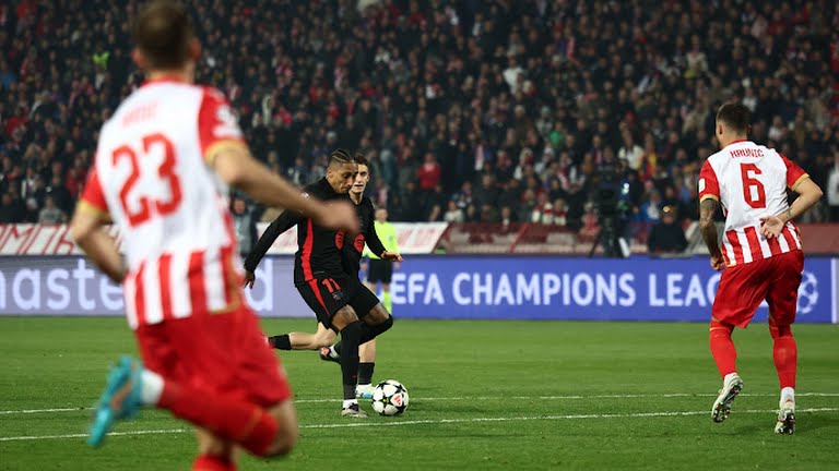 PESTA GOL: FC Barcelona melanjutkan tren positif di lanjutan Liga Champions saat menghadapi Red Star Belgrade, Kamis (7/11/2024) dini hari. (Istimewa)