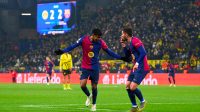 HASIL POSITIF: FC Barcelona berhasil memenangi pertandingan saat melakoni laga away melawan Borussia Dortmund Kamis (12/12/2024) dini hari. (Barcelona Official)