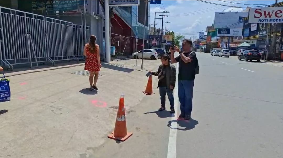DISELEDIKI: Kasus penembakan tak jauh dari THM Crowners di Jalan Imam Bonjol, Kelurahan Pelabuhan, Kecamatan Samarinda Kota, masih diburu kepolisian. (Linikaltim.id)