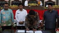 PENETAPAN: Rapat paripurna kelima pada Rabu (14/5/25) di Ruang Sidang Utama, penetapan bupati dan wakil bupati Kukar terpilih periode 2025-2030. (Ist)